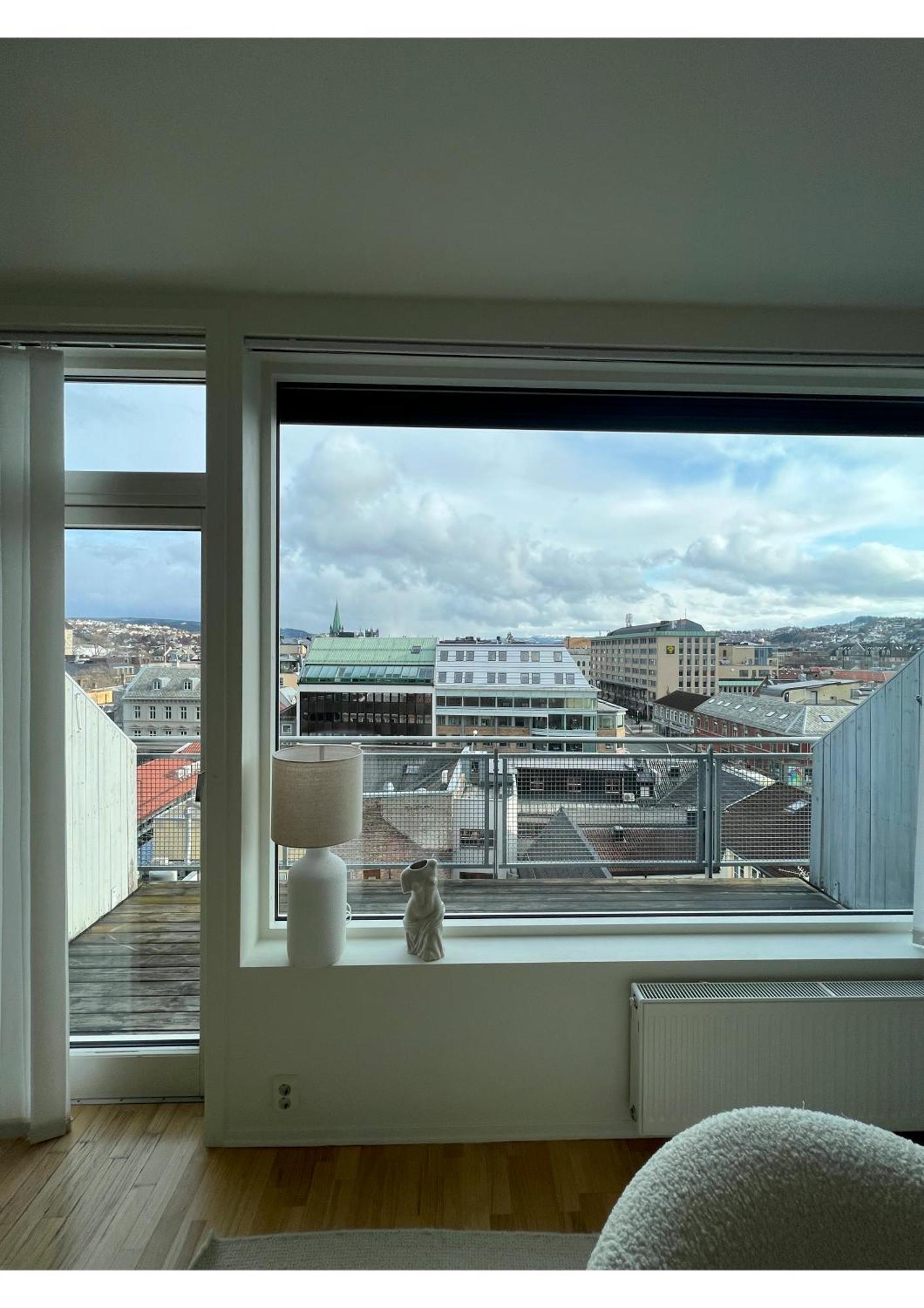 Penthouse In Trondheim City Centre Apartment Exterior photo